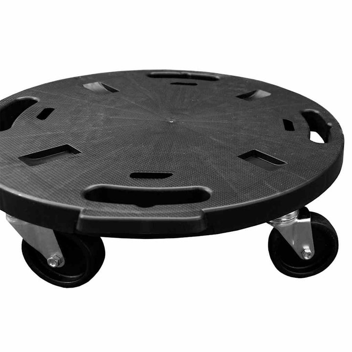 plantevogne 2 stk. med hjul 275 kg diam. 40 cm sort