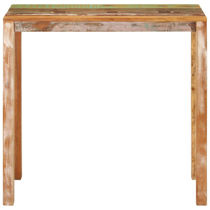 barbord 112x55x108 cm massivt genbrugstræ