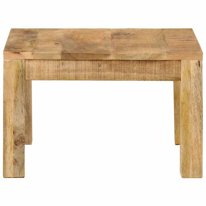 sofabord 55x55x35 cm massivt mangotræ
