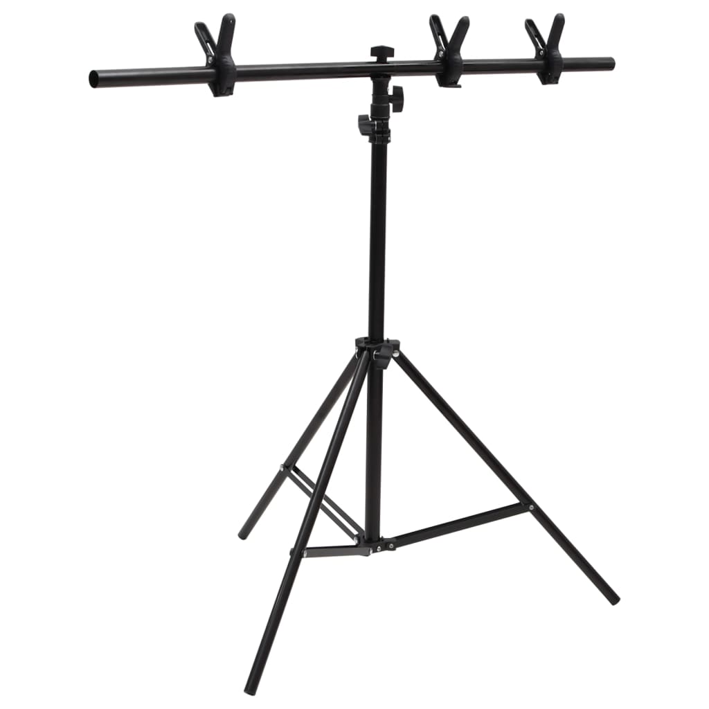 fotostudiesæt med lampesæt og fotobaggrund