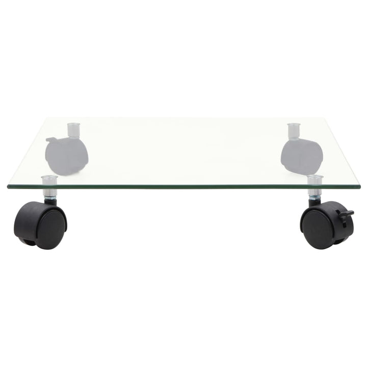 plantevogne 4 stk. 35x35 cm firkantet hærdet glas