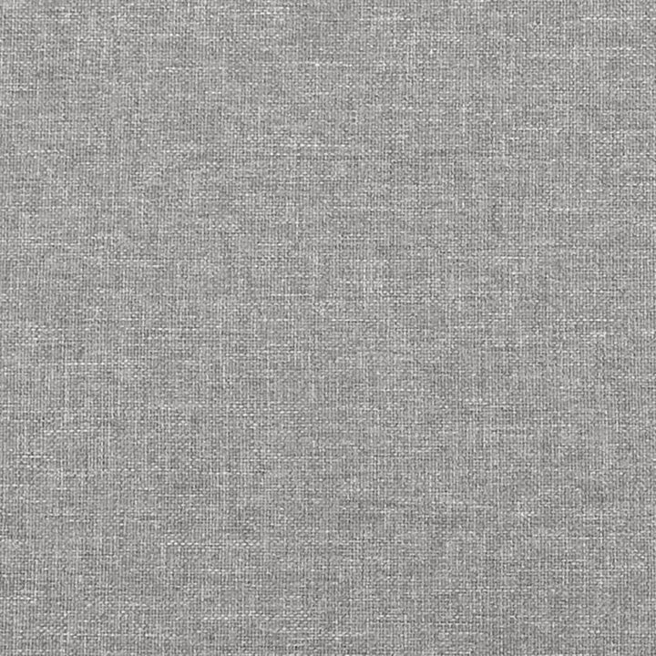 kontinentalseng med madras 100x200 cm stof lysegrå