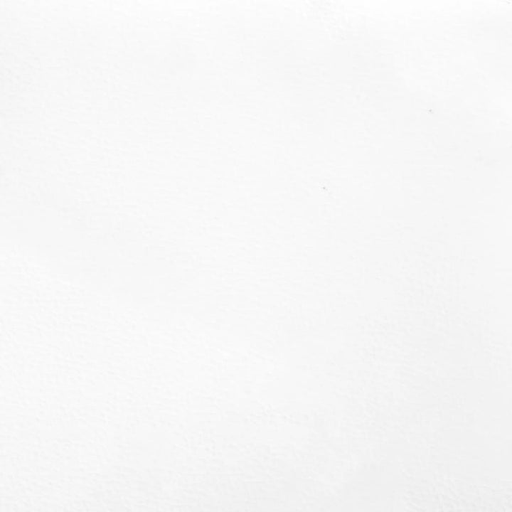 kontinentalseng 80x200 cm kunstlæder hvid
