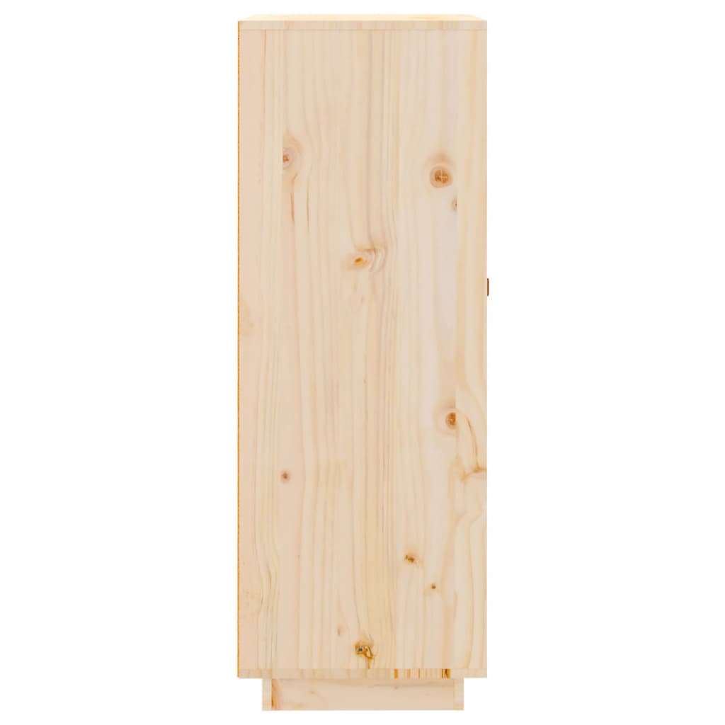 vinreol 45x34x100 cm massivt fyrretræ