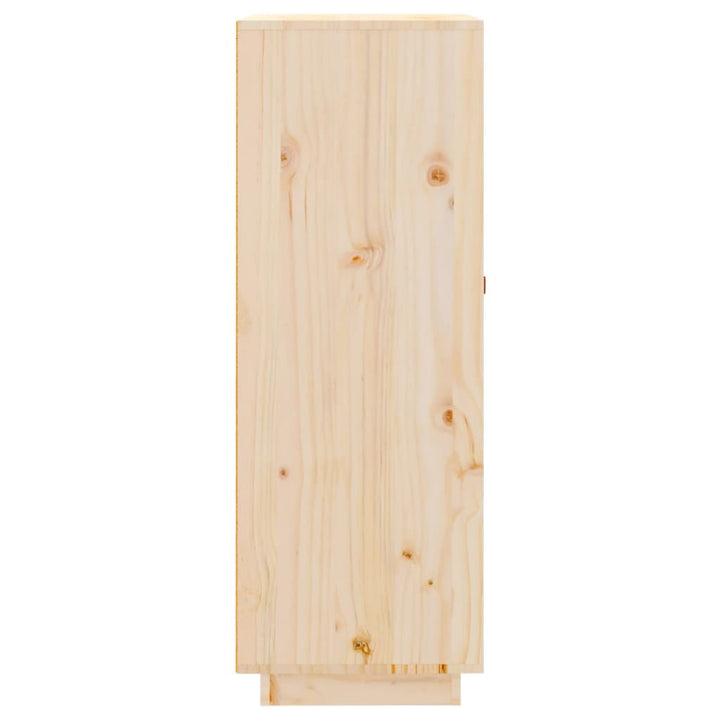 vinreol 45x34x100 cm massivt fyrretræ