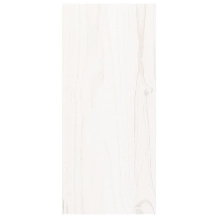 vinskab hvid 56x25x56 cm massivt træ fyrretræ