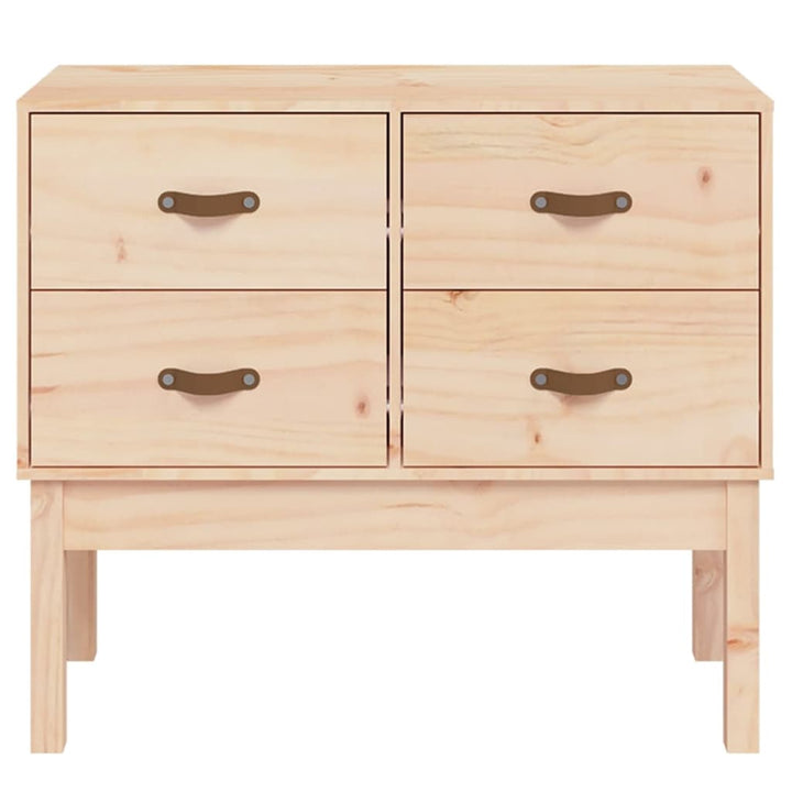 konsolskab 90x40x78 cm massivt fyrretræ