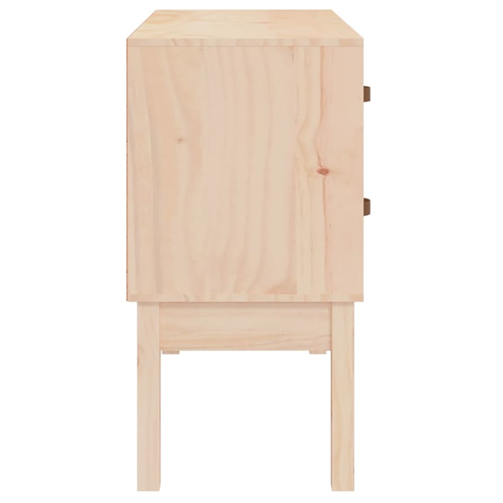 konsolskab 90x40x78 cm massivt fyrretræ
