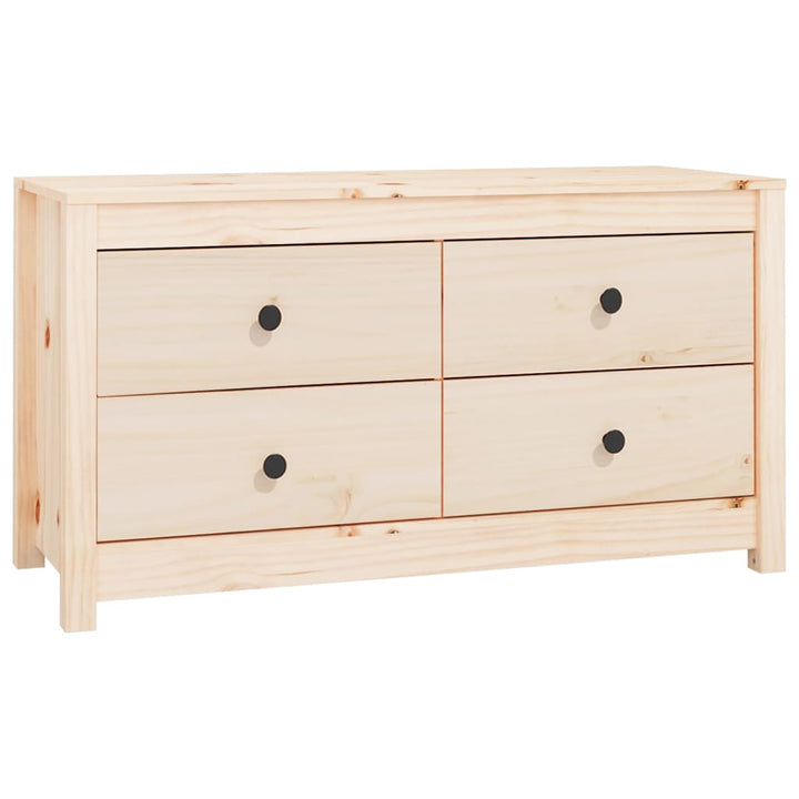 kommode 100x40x54 cm massivt fyrretræ