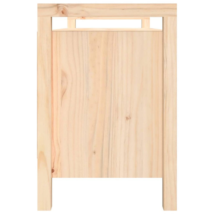 entrébænk 110x40x60 cm massivt fyrretræ