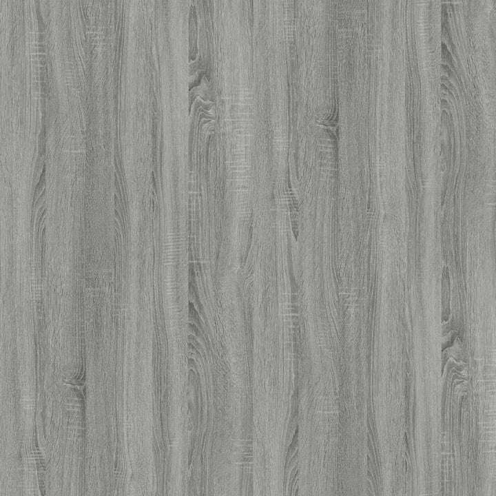 sofabord 100x45x45 cm konstrueret træ og jern grå sonoma-eg