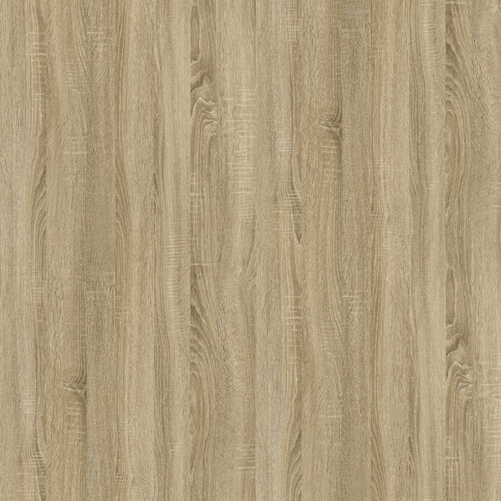 sofabord 80x45x45 cm konstrueret træ og jern sonoma-eg