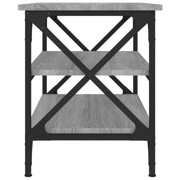 sidebord 55x38x45 cm konstrueret træ grå sonoma-eg