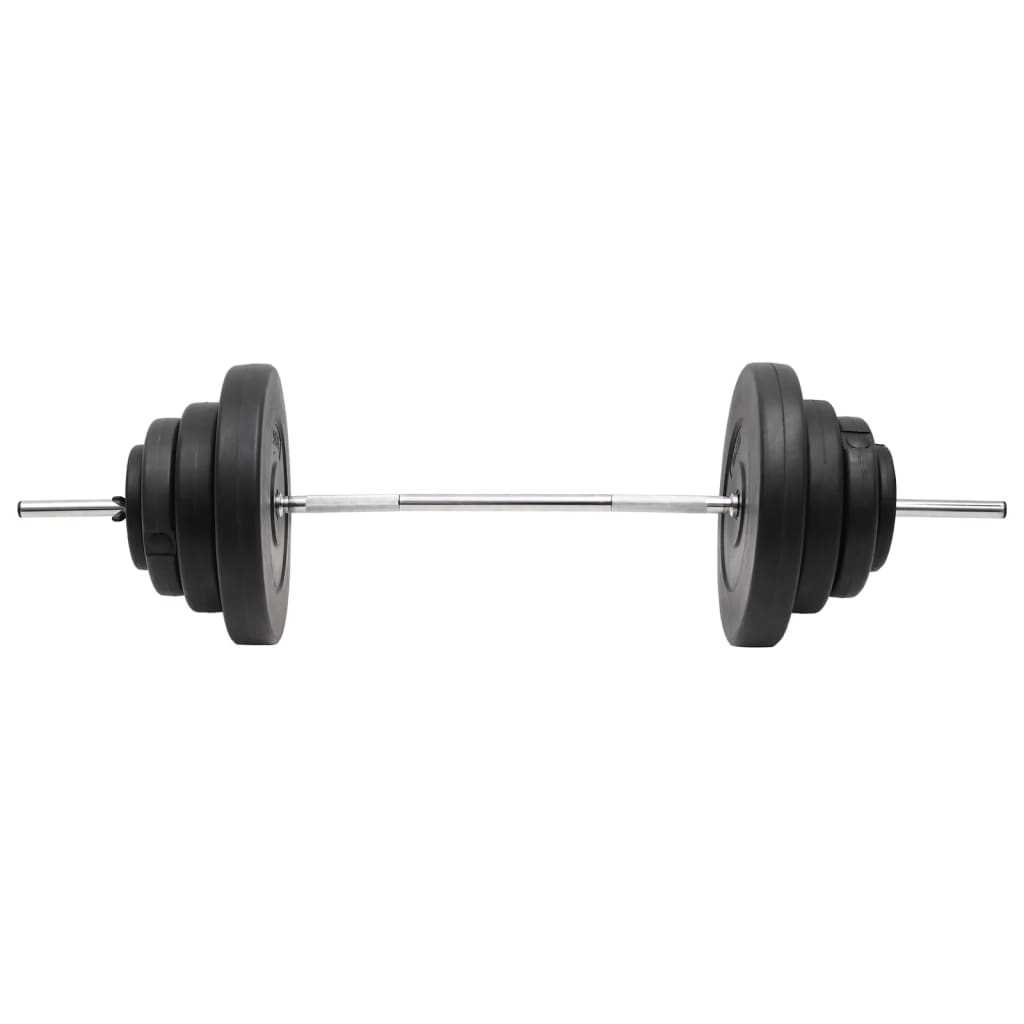 vægtstang med skiver 60 kg