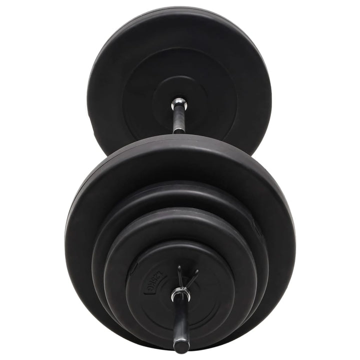vægtstang med skiver 60 kg