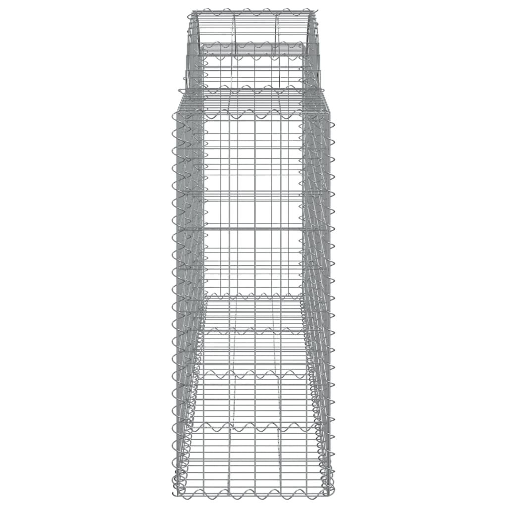 buede gabionkurve 50 stk. 200x50x100/120 cm galvaniseret jern