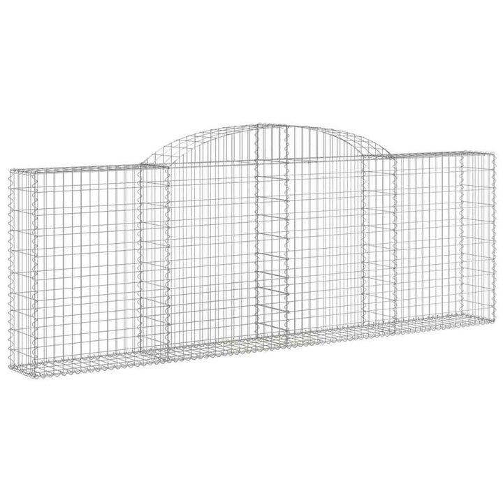 buede gabionkurve 5 stk. 300x30x100/120 cm galvaniseret jern
