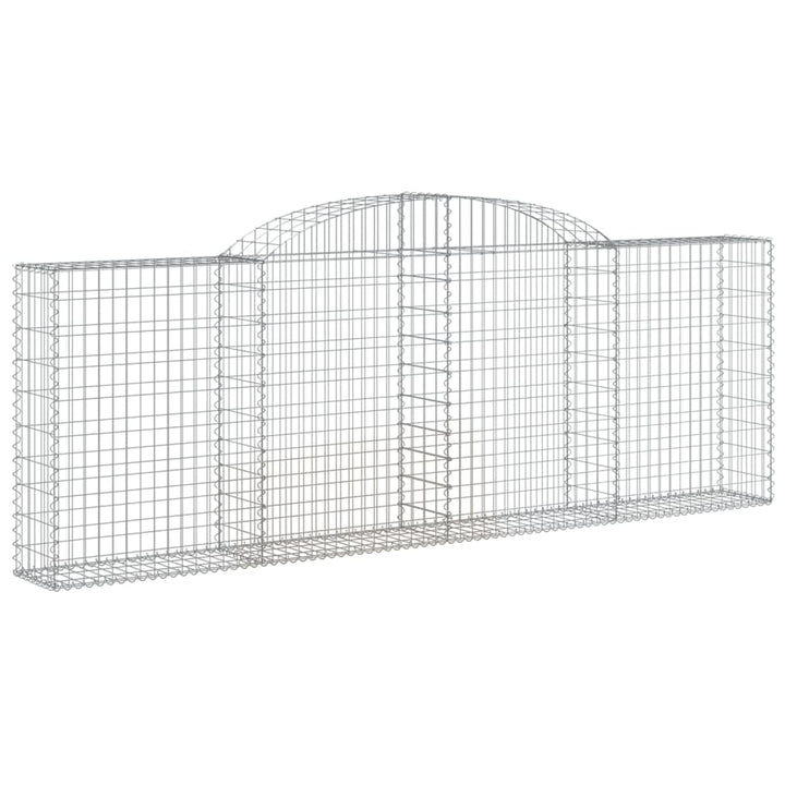 buede gabionkurve 20 stk. 300x30x100/120 cm galvaniseret jern