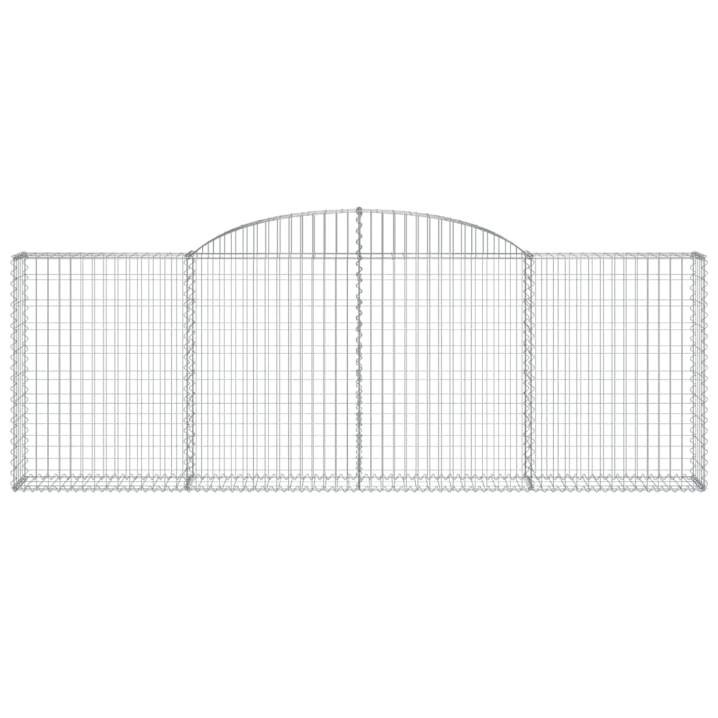 buede gabionkurve 20 stk. 300x30x100/120 cm galvaniseret jern