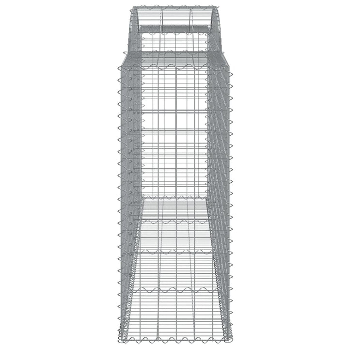 buede gabionkurve 13 stk. 300x50x120/140 cm galvaniseret jern