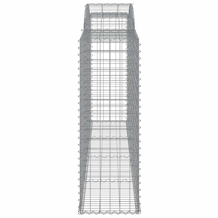 buede gabionkurve 13 stk. 300x50x140/160 cm galvaniseret jern