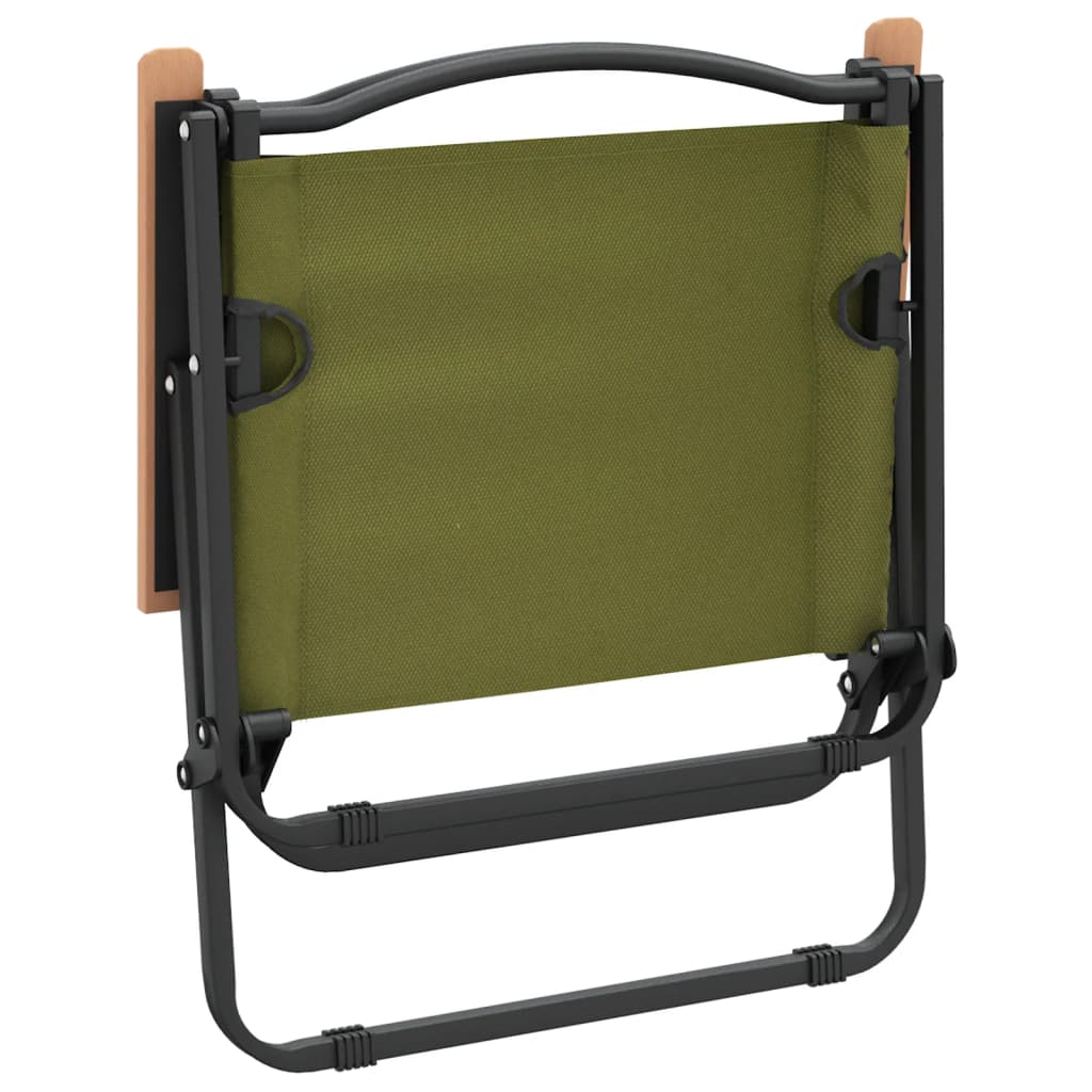 campingstole 2 stk. 54x43x59 cm oxfordstof beige
