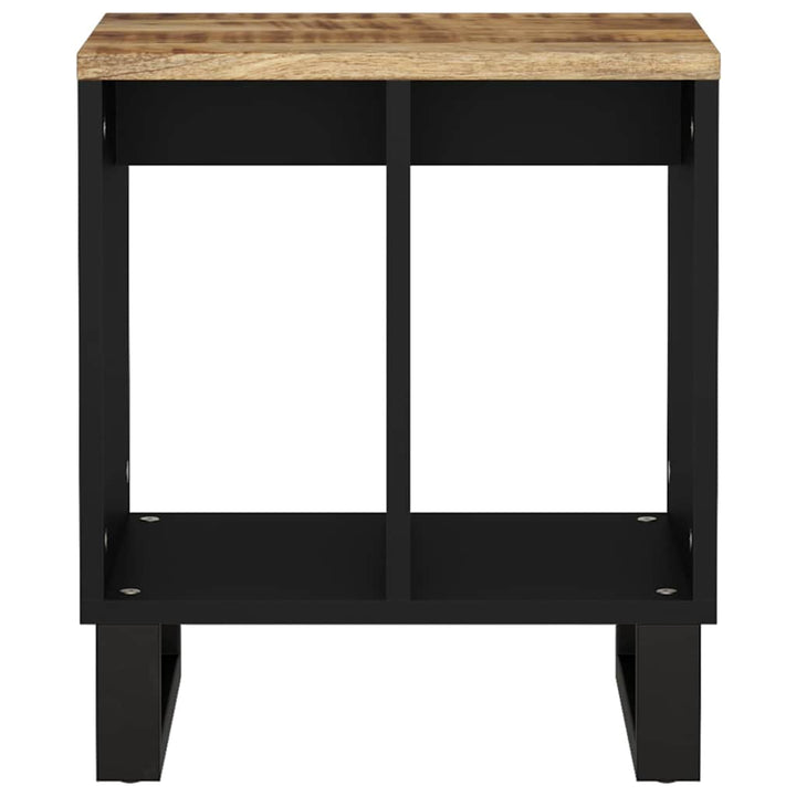 sidebord 40x31x46 cm massivt mangotræ og konstrueret træ