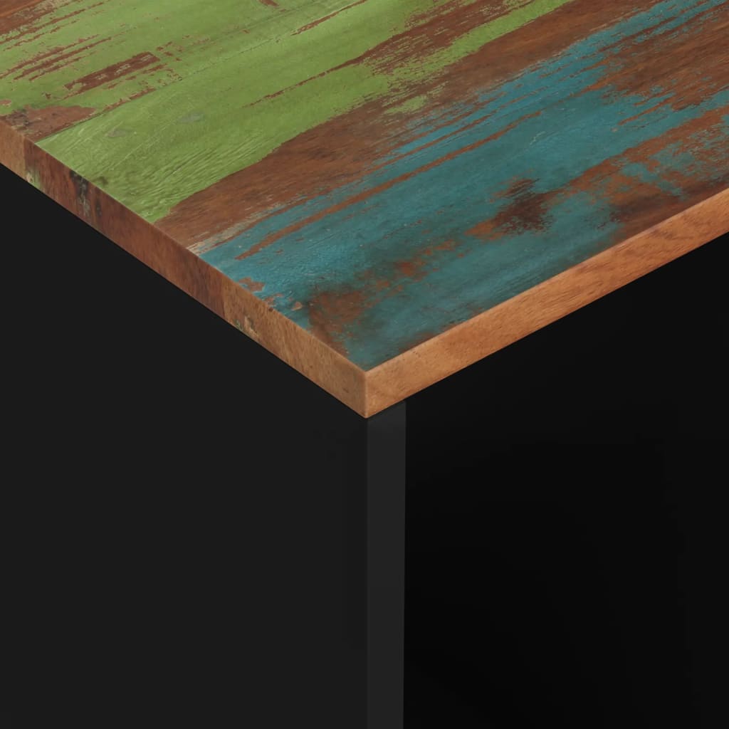 sidebord 40x31x46 cm massivt genbrugstræ og konstrueret træ