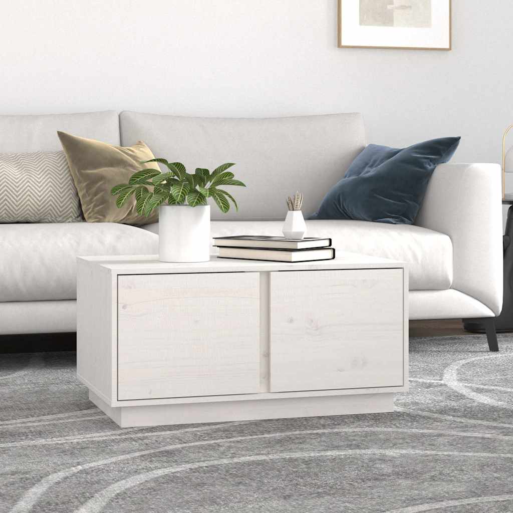 sofabord 80x50x40 cm massivt fyrretræ
