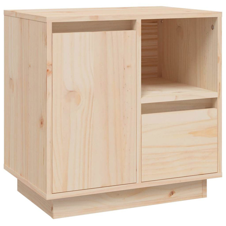 sengebord 50x34x50 cm massivt fyrretræ