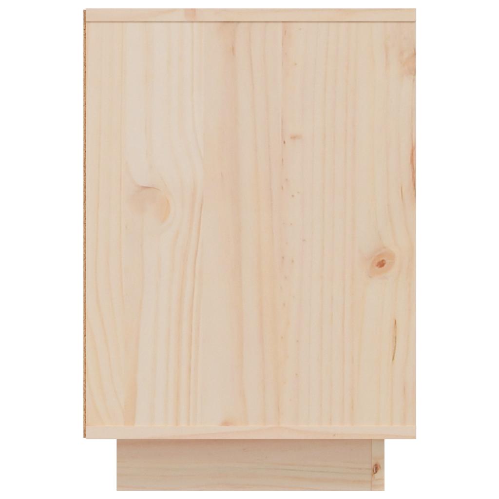sengebord 50x34x50 cm massivt fyrretræ