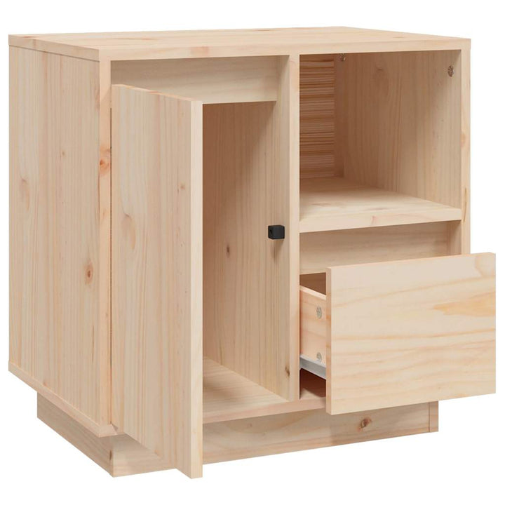 sengebord 50x34x50 cm massivt fyrretræ
