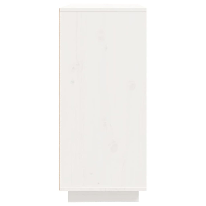 skænk 60x35x80 cm massivt fyrretræ hvid