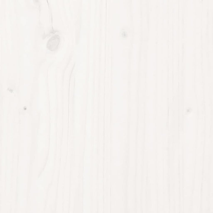 sofabord 80x55x40,5 cm massivt fyrretræ hvid
