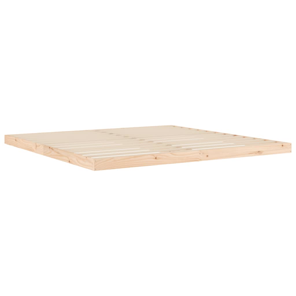 sengeramme 200x200 cm massivt fyrretræ