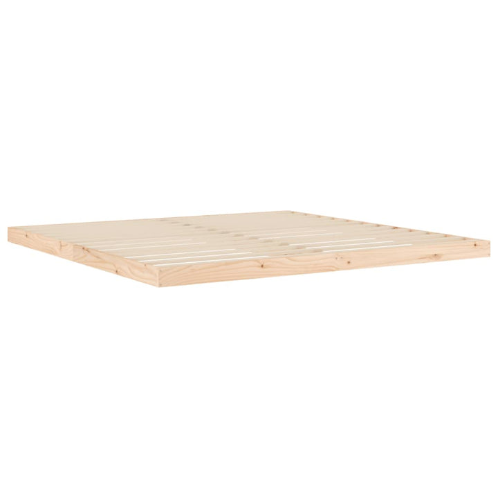sengeramme 200x200 cm massivt fyrretræ