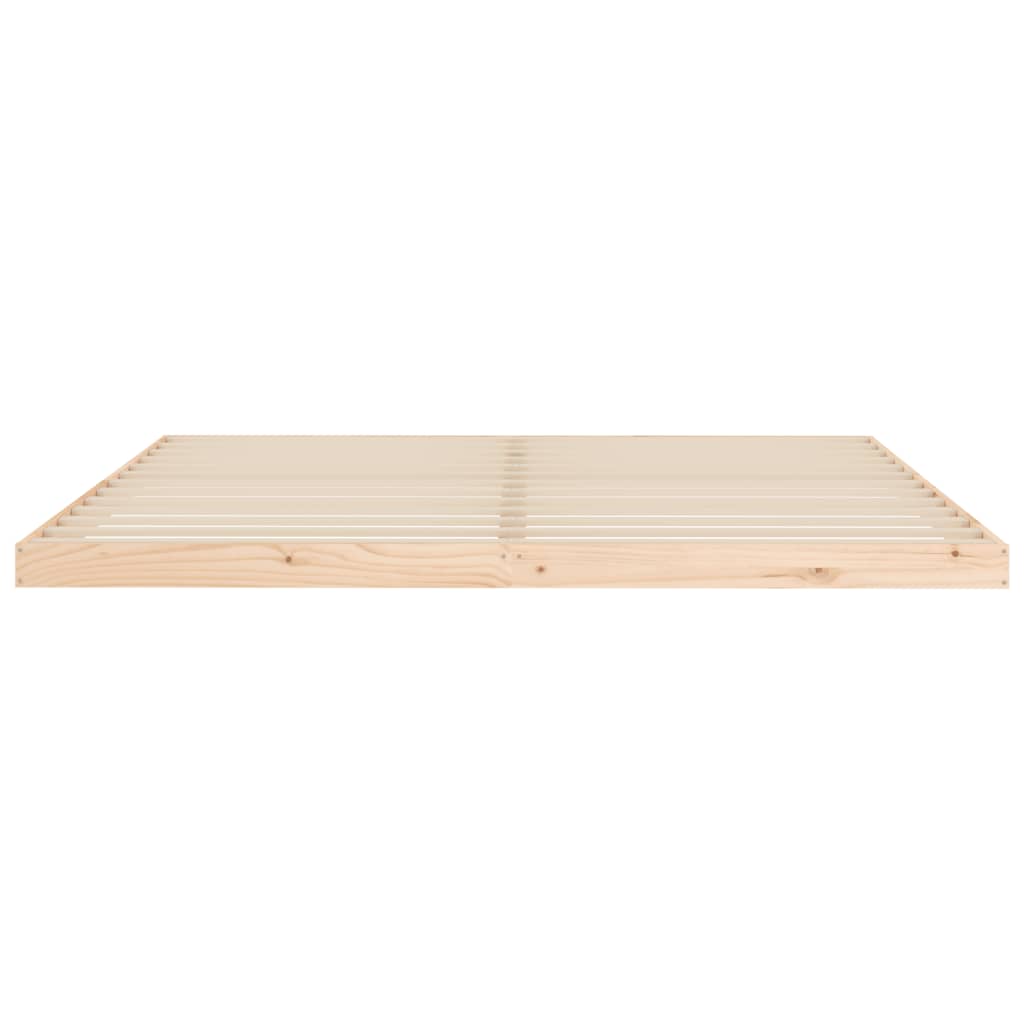 sengeramme 200x200 cm massivt fyrretræ