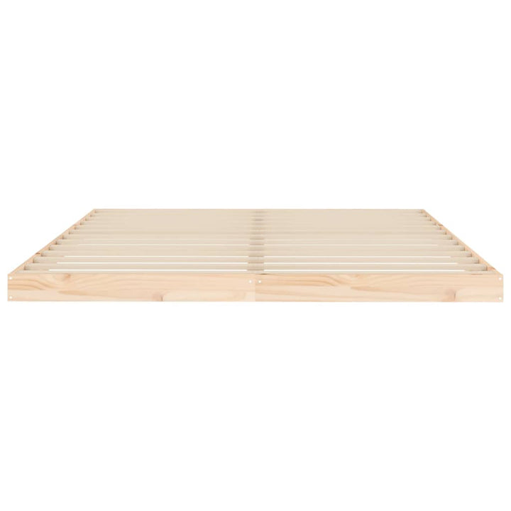 sengeramme 160x200 cm massivt fyrretræ