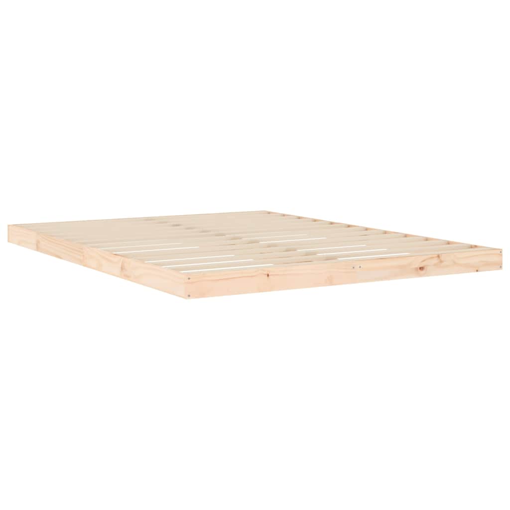 sengeramme 150x200 cm massivt fyrretræ