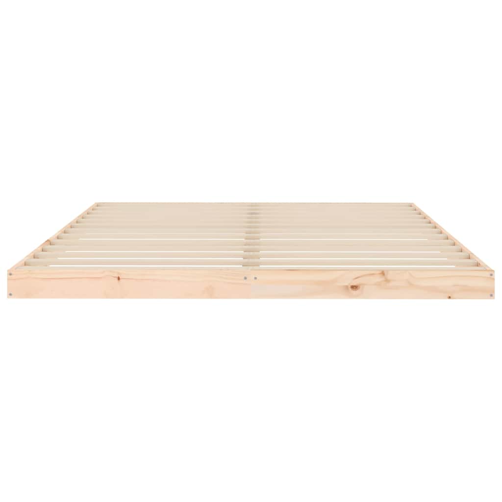sengeramme 150x200 cm massivt fyrretræ