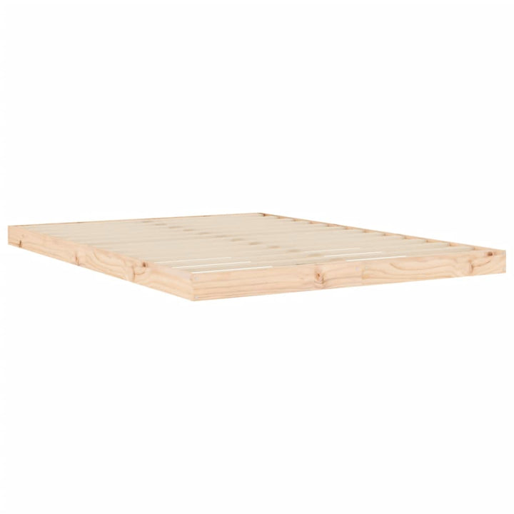sengeramme 135x190 cm massivt fyrretræ