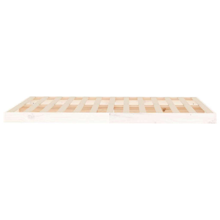 sengeramme 120x190 cm Small Double massivt fyrretræ hvid