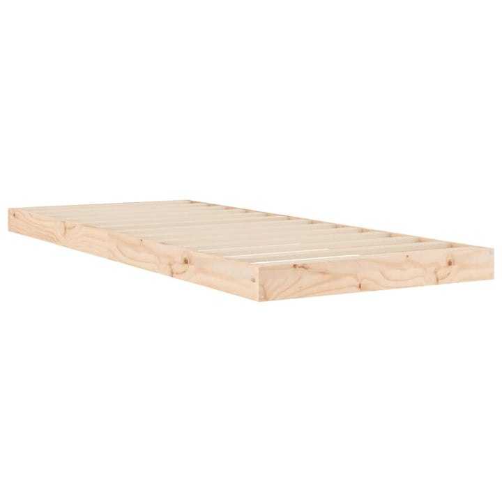 sengeramme 75x190 cm massivt fyrretræ