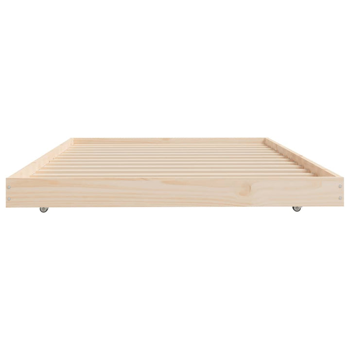 sengeramme uden madras 90x200 cm massivt fyrretræ