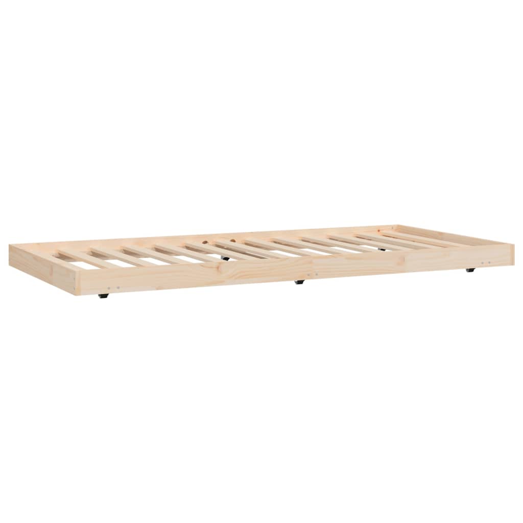 sengeramme uden madras 90x190 cm massivt fyrretræ