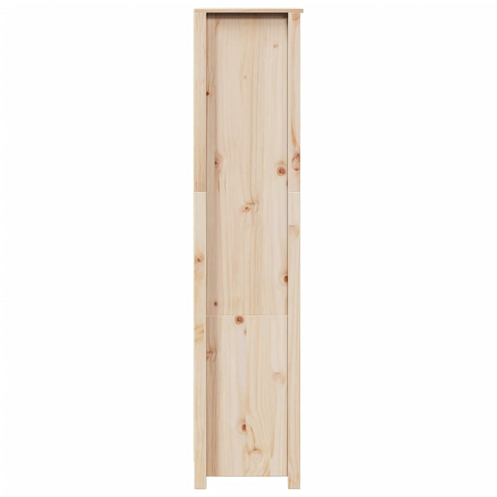 højskab 80x35x154 cm massivt fyrretræ