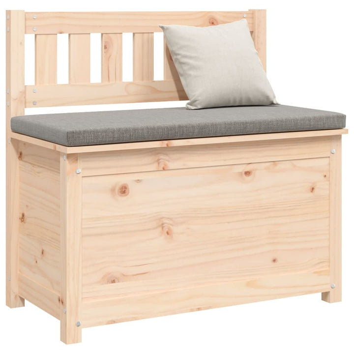 bænk 80x41x77 cm massivt fyrretræ