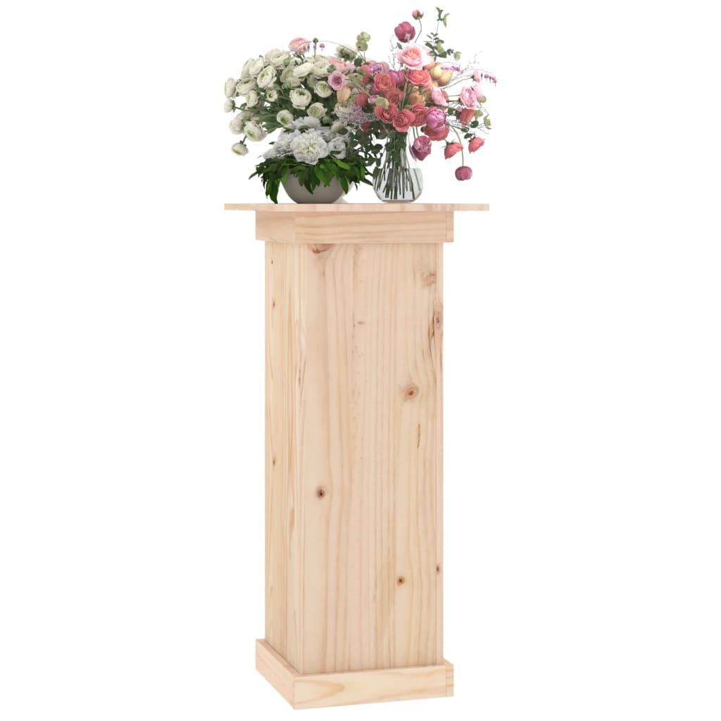 blomsterstander 40x40x90 cm massivt fyrretræ