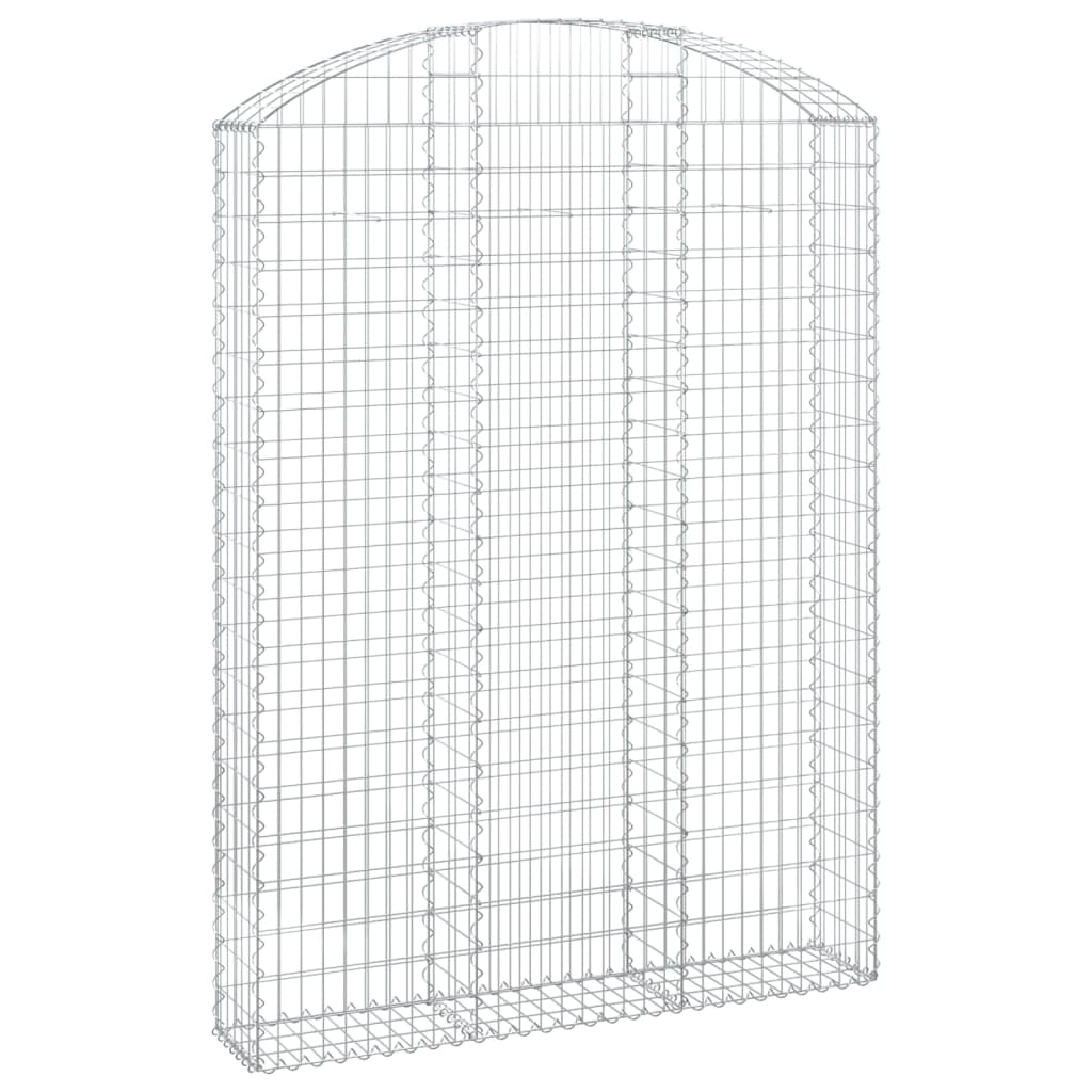buet gabionkurv 150x30x200/220 cm galvaniseret jern