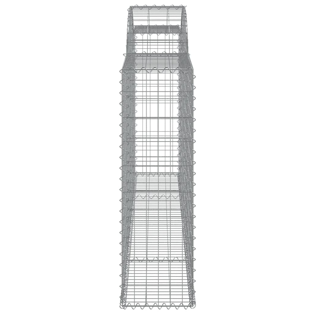 buet gabionkurv 300x30x100/120 cm galvaniseret jern